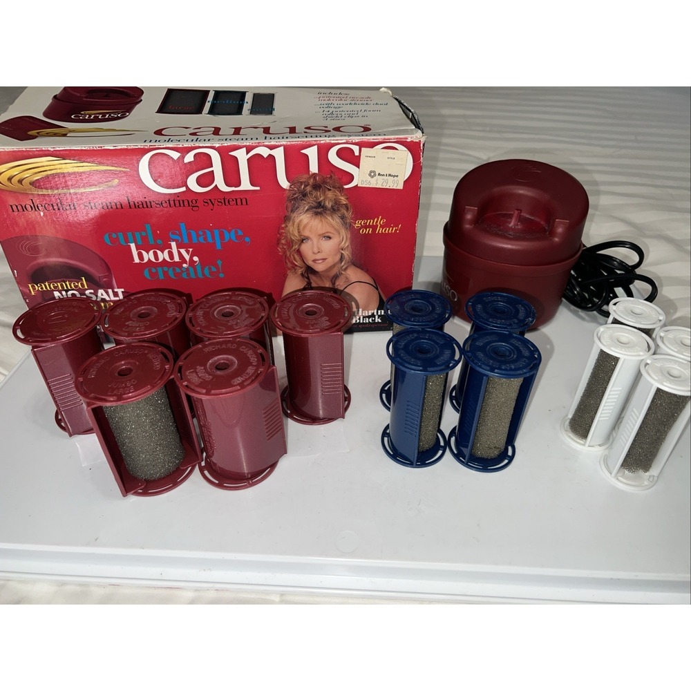 Vintage 1998 Caruso Molecular Steam Hairsetting System CI-914 Pageants Tested